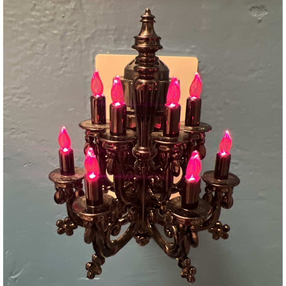 Bath Body Works Gothic Chandelier Candelabra Nightlight Wallflower Halloween
